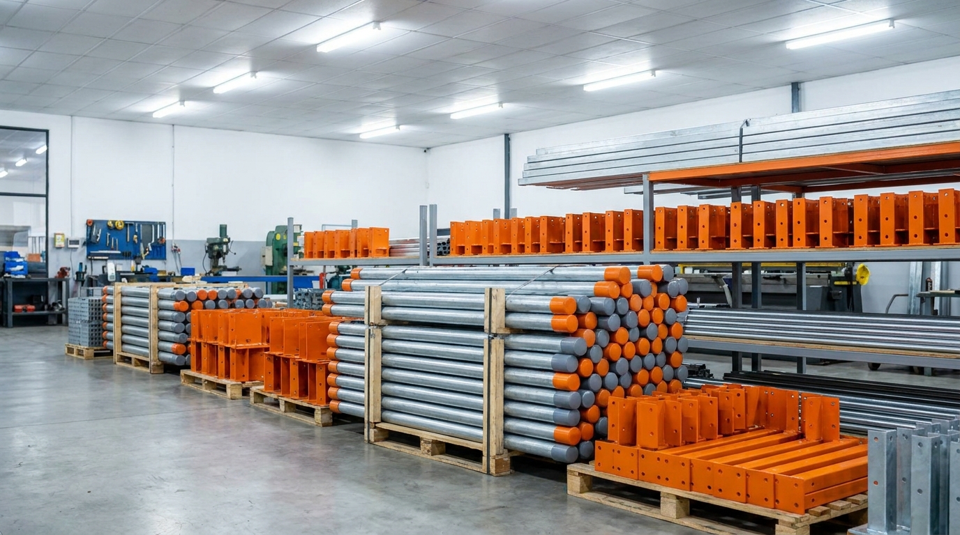 Quality signage hardware and mounting components in a South African manufacturing facility
